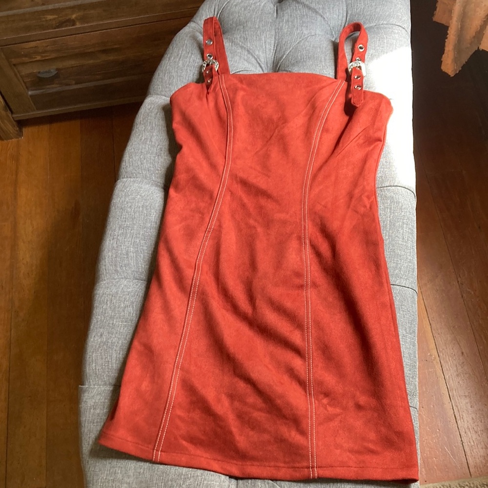 Adjustable buckle strap dress